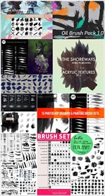 15套绘画艺术PS笔刷