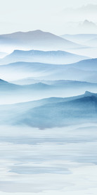 高档山水画玄关 TIF分层