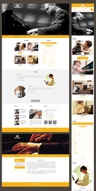 培训机构网站模板