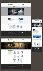 器材网站模板 设备器材