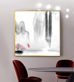 水墨意境风景装饰画