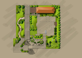 景观图 彩色平面 psd 环艺