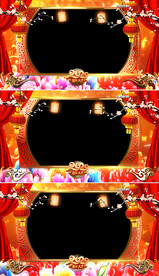 春节拜年祝福边框(无缝循环)