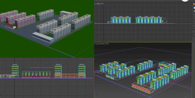 农民公寓小区效果图