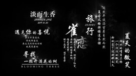 风沙粒子字幕6款PR模板