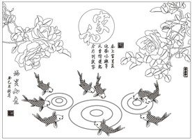 家和富贵 福贵如意 玫瑰花 玫