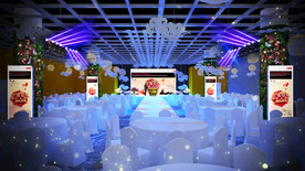 晚宴 效果图 舞台效果图 舞美