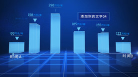 企业柱状图数据展示AE模板