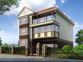 农村别墅外观设计效果图