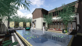 民宿别墅外观设计效果图