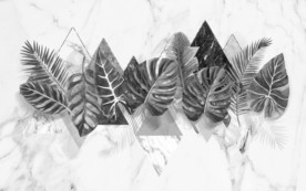 叶子爆款 装饰画 TIF分层