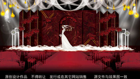 红黑色主题婚礼