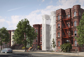 工业风住宅区建筑外观3d模型