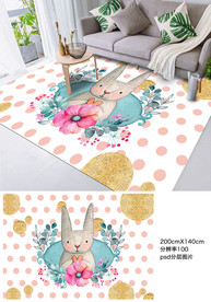 小兔子地毯