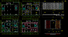 办公室CAD全套施工图纸