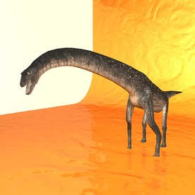 恐龙模型 动物模型 恐龙近景