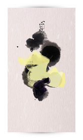 现代抽象意境水墨画