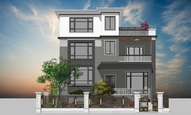 别墅外观设计效果图