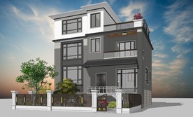 别墅外观设计效果图