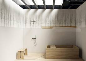 现代北欧风格 墙纸空间背景墙