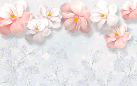 小清新装饰高清墙画 TIF分层