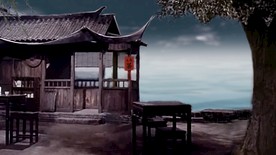 京剧沙家浜阿庆嫂春来茶馆背景