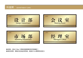 门牌 科室牌 标识标牌