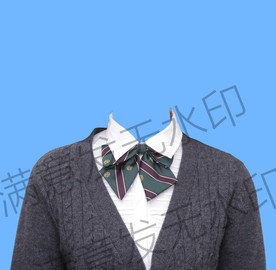 证件照女生生活服装ps模板高清