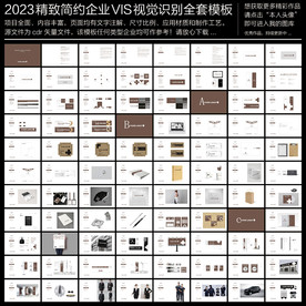 精致简约企业VIS设计模板