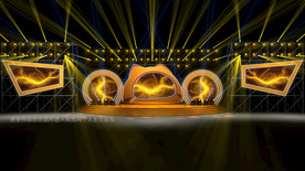 2020企业年会舞美效果图设计