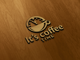 logo木质效果样机贴图