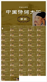 中国风古典文学诗词大会PPT