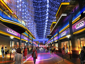 商业街灯光亮化