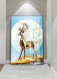 麋鹿装饰画
