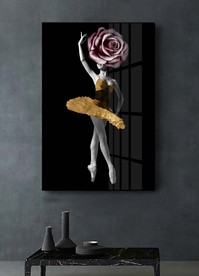 黑白美女装饰画