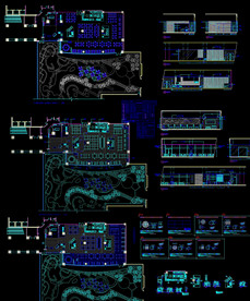 休闲咖啡厅施工图