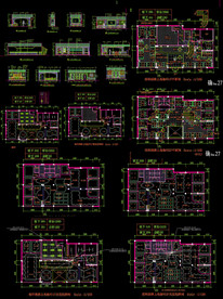 咖啡厅施工图纸