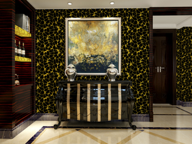 欧式家居 墙纸效果图片