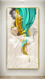 逐鹿生财装饰画