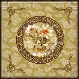 复古中国风吊顶图