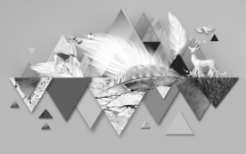 几何电视装饰背景 TIF分层