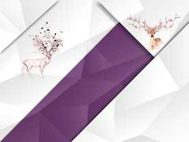 简约时尚糜鹿背景