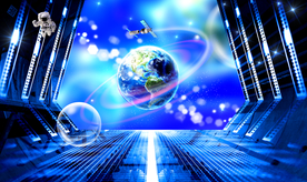 3D立体宇航员太空舱背景墙