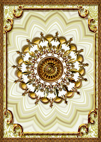 欧式线框吊顶图