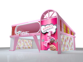 礼品盒造型快闪店MAX设计