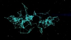 LED舞台灯光背景舞蹈几何线条