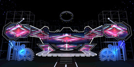 机械舞台 演唱会  年会舞台