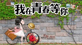 我在青春等你聚会背景墙