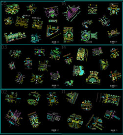 园林平面绿化图