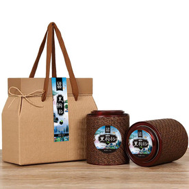 黑枸杞礼盒贴 瓶贴包装设计